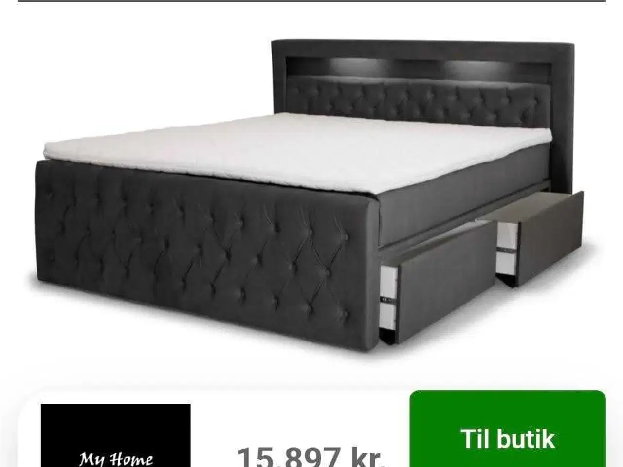 Billede 2 - Næsten som ny seng