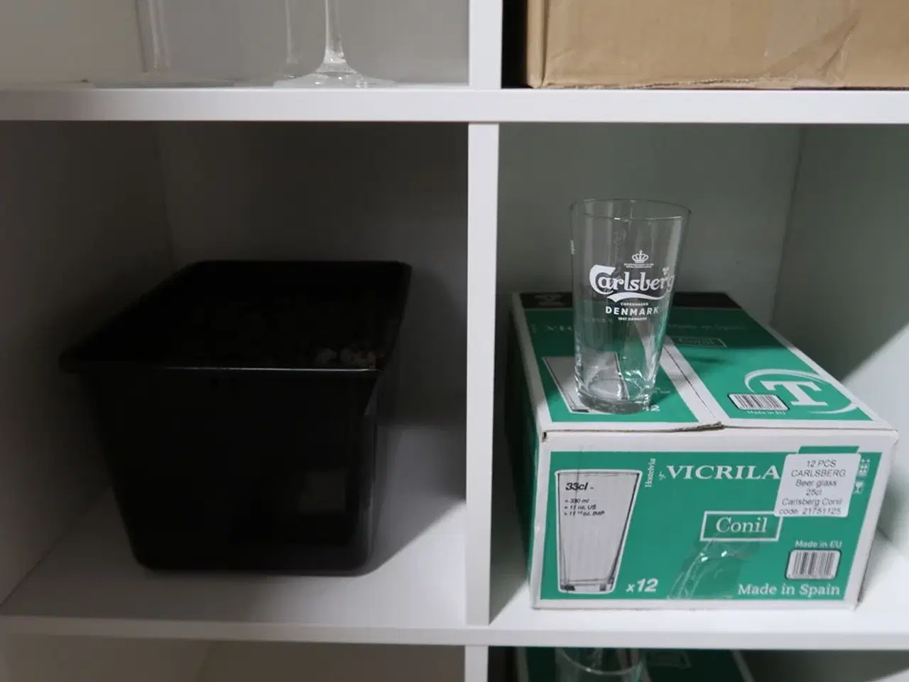 Billede 4 - Parti servietter, glas mm.