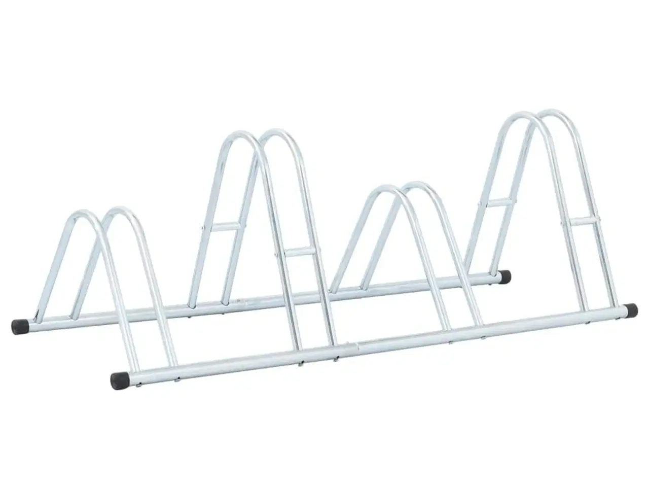 Billede 1 - Cykelstativ til 4 cykler fritstående galvaniseret stål