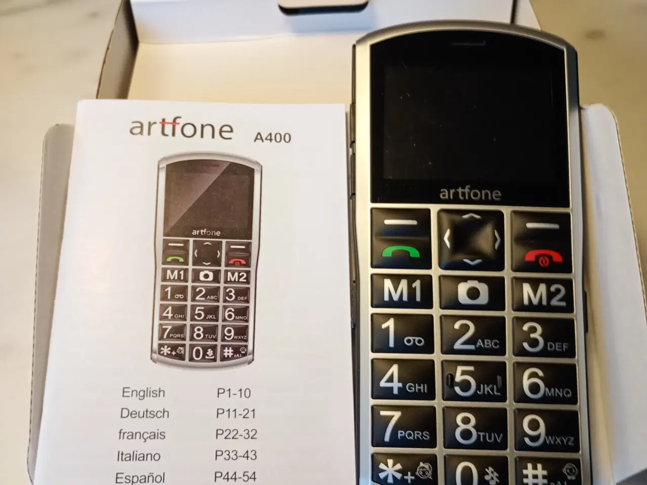 Billede 1 - Artfone A400 mobiltelefon med store taster