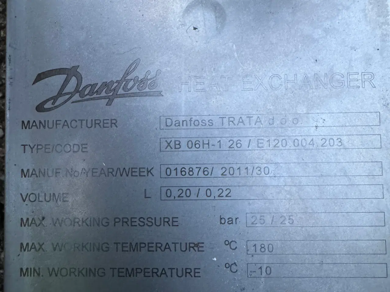 Billede 4 - Varmeveksler Danfoss - Redan