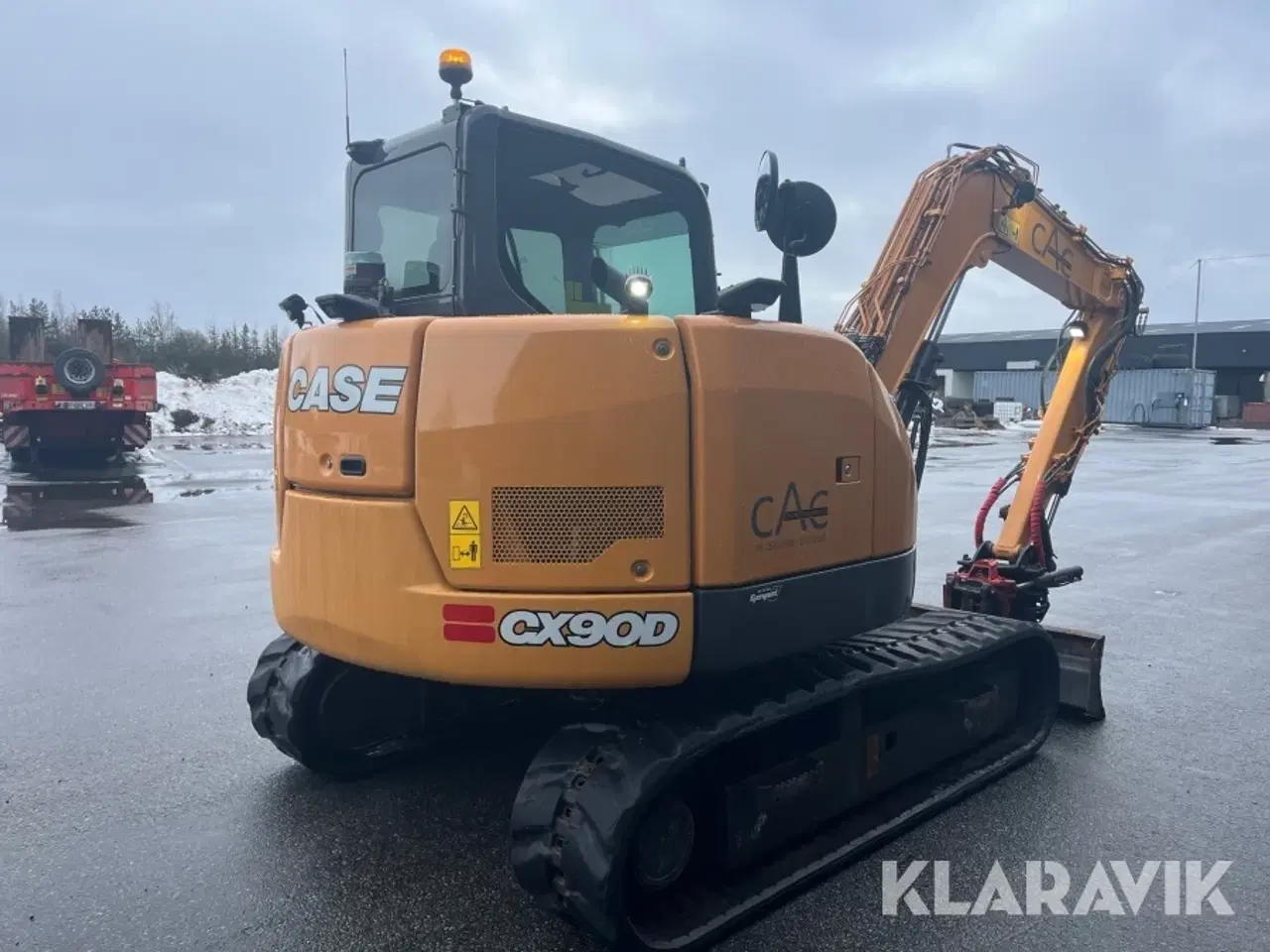 Billede 3 - Gravemaskine Case CX90D med Rototilt