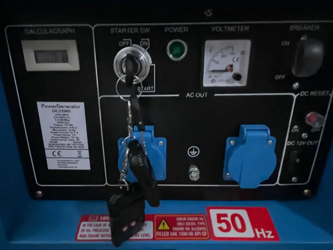 Billede 2 - Helt ny professionel diesel generator 5500w