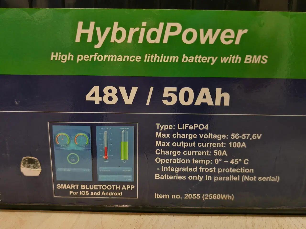 Billede 2 - 48 volt lithiumbatteri