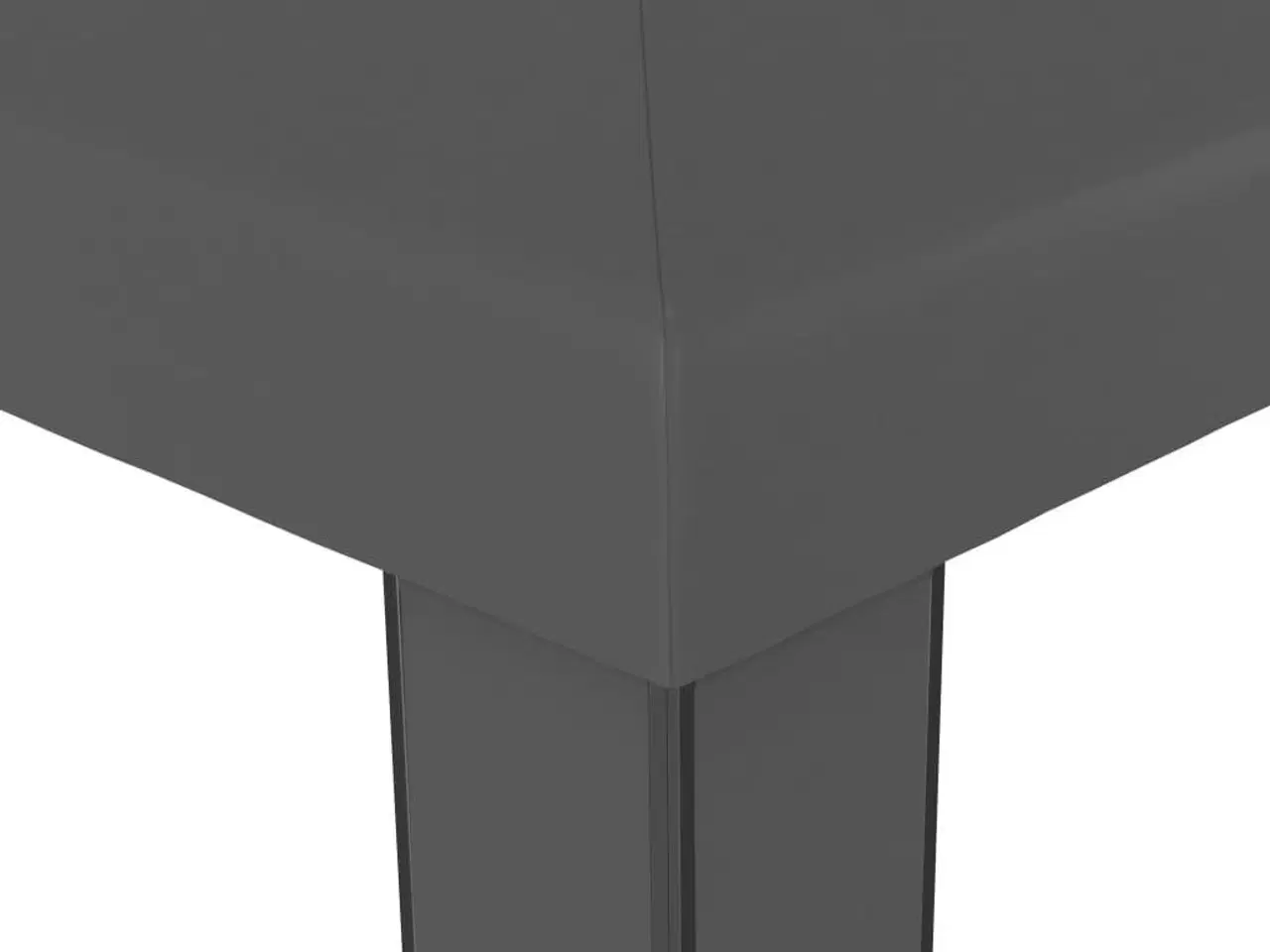 Billede 3 - Pavillon med dobbelttag 3x3 m antracitgrå