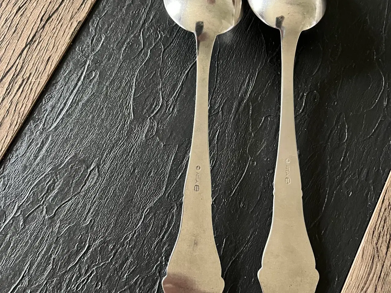 Billede 3 - 2 sølvskeer Atla 2 tårne