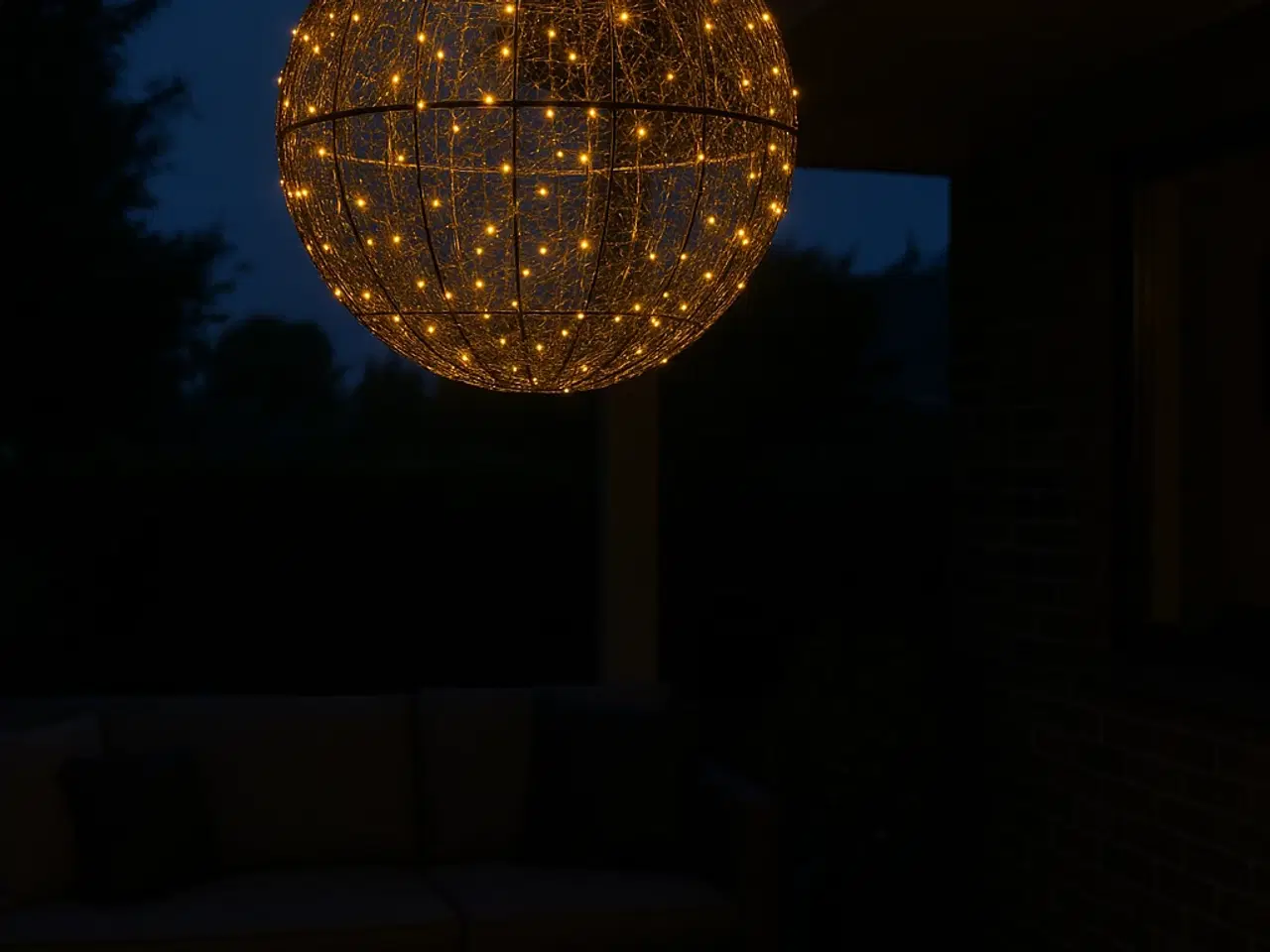 Billede 2 - Stor LED-designkugle / lampe Ø58 cm – 960 LED