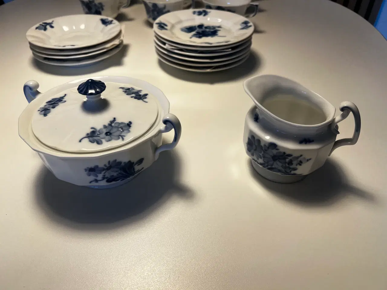 Billede 3 - Royal Copenhagen blå blomst kaffestel