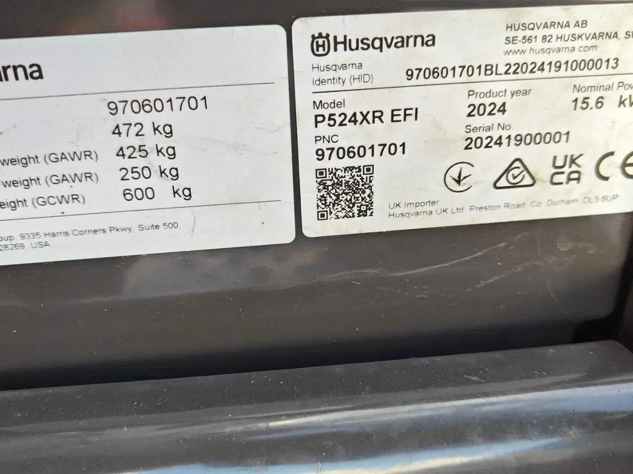 Billede 10 - Husqvarna P524 XR fjernstyret