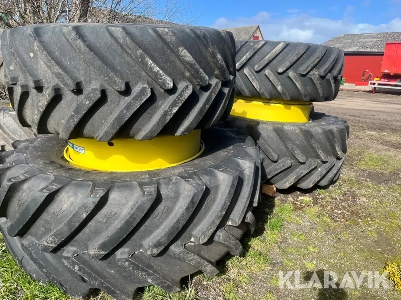 Billede 2 - Tvillinghjul John Deere 1 sæt - 4styk