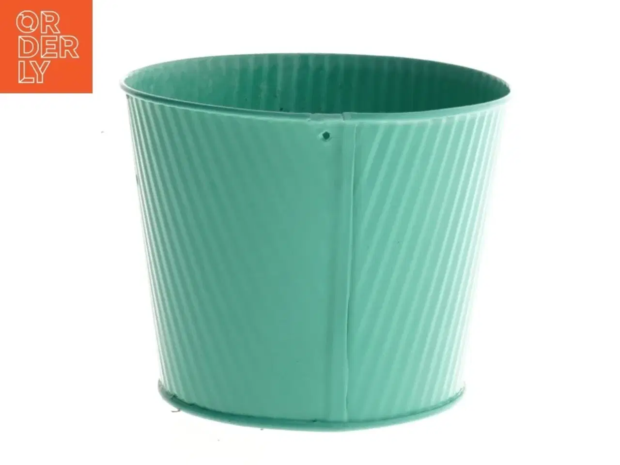 Billede 2 - Grøn urtepotteskjuler (str. Ø. 10 cm længde. 8,5 cm)