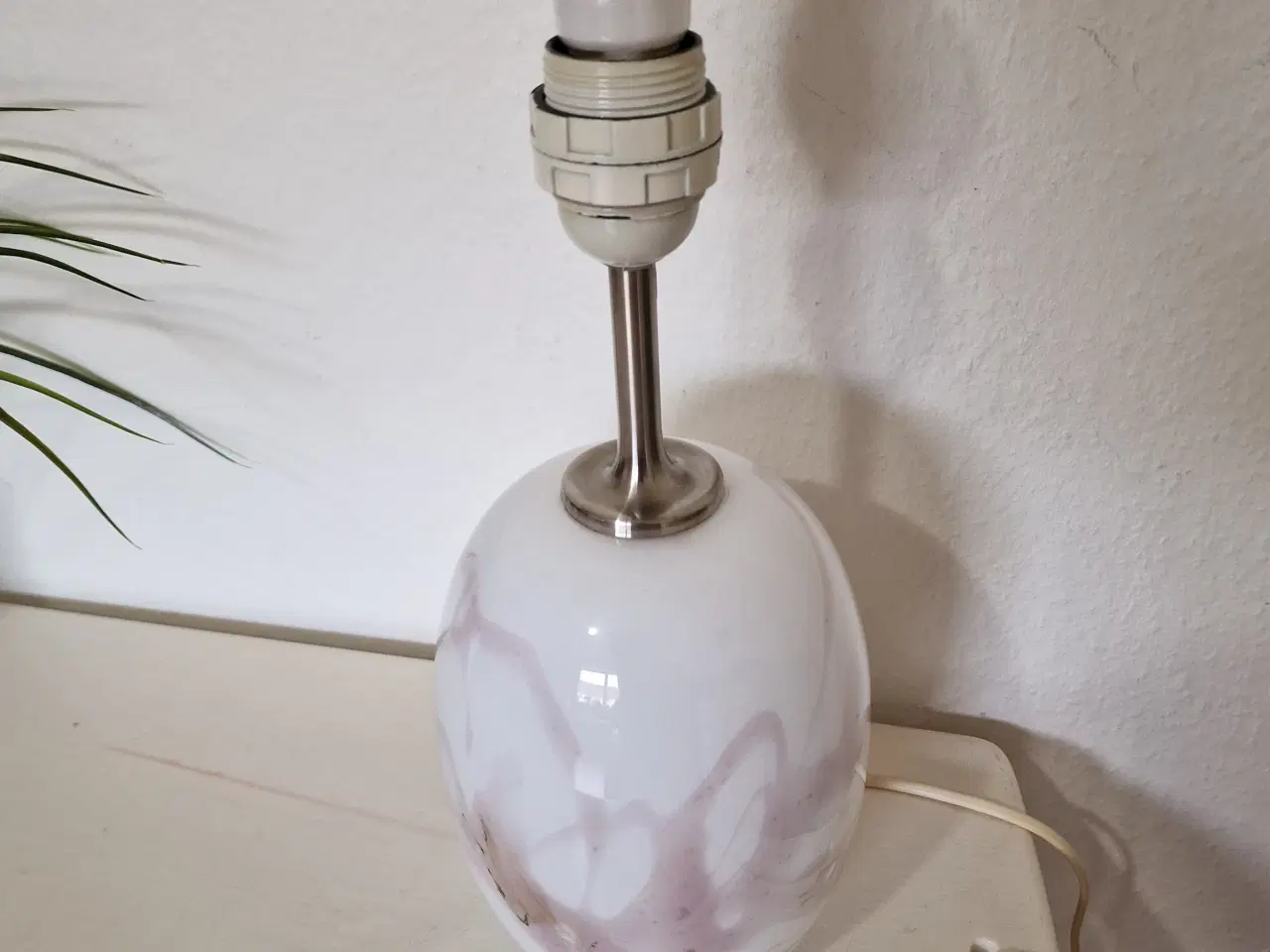 Billede 2 - Holmegaard Art Glas Bordlampe.