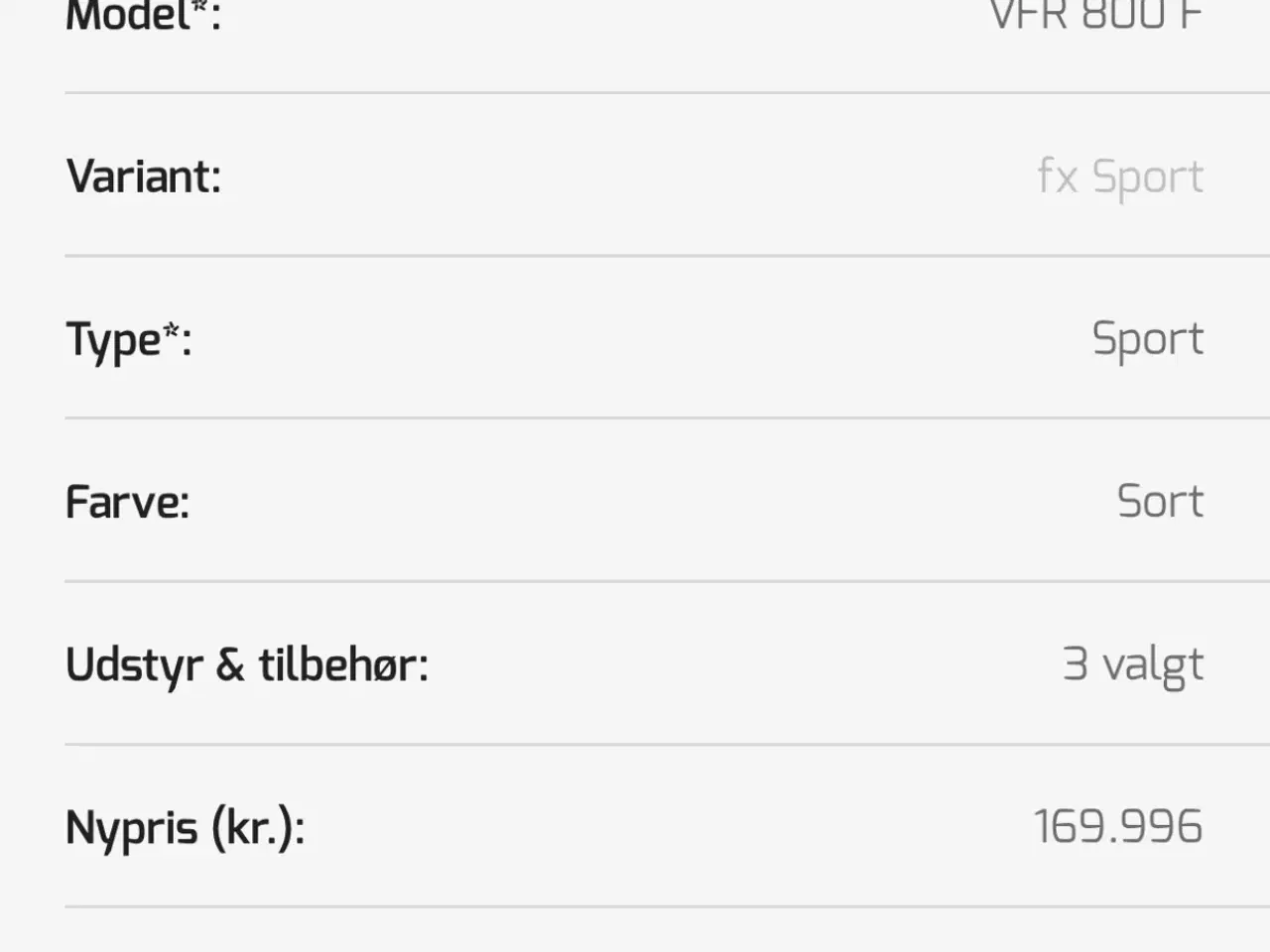 Billede 7 - Honda VFR 800