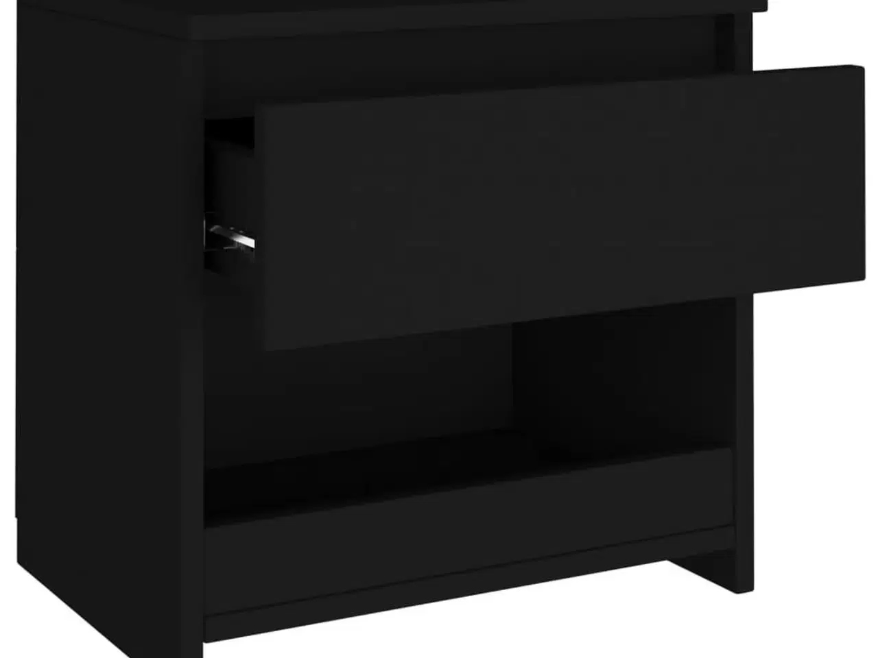 Billede 7 - Sengeborde 2 stk. 40x30x39 cm konstrueret træ sort