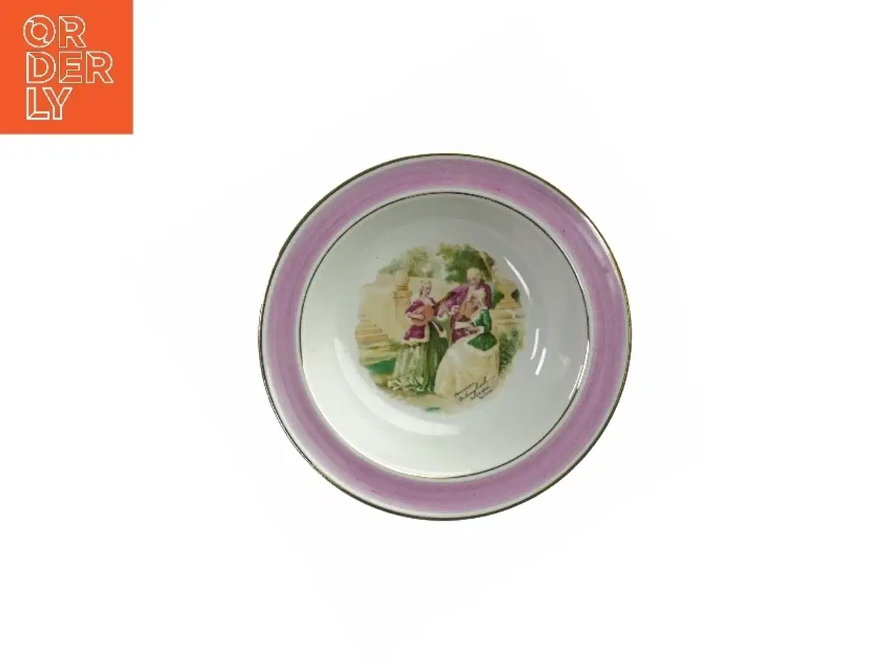 Billede 1 - Skål med mønster fra Arabia (str. Ø: 17,5cm)