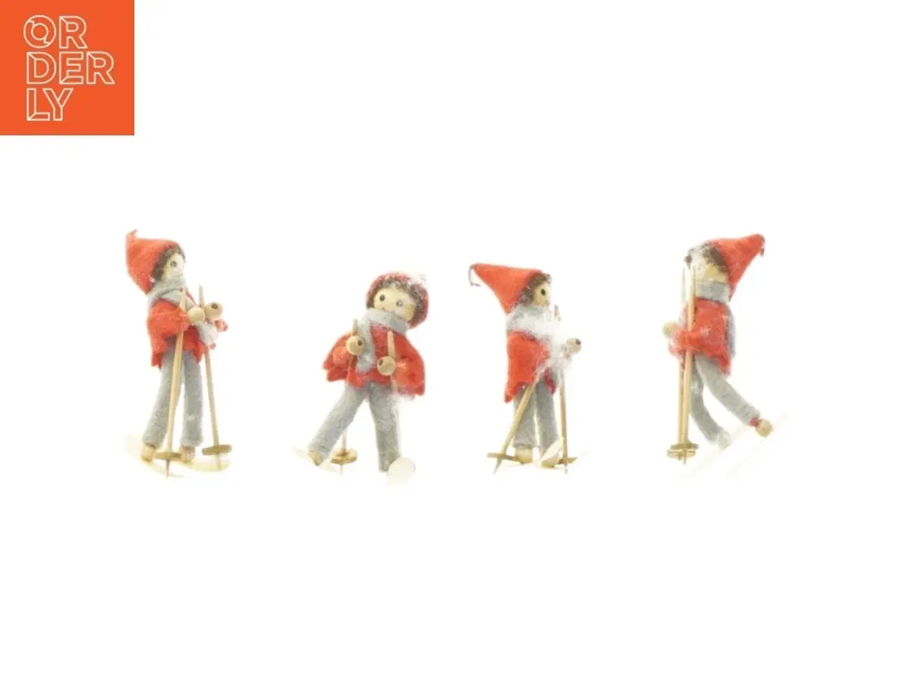 Billede 1 - Vintage nissefigurer (str. 7 x 4 cm)