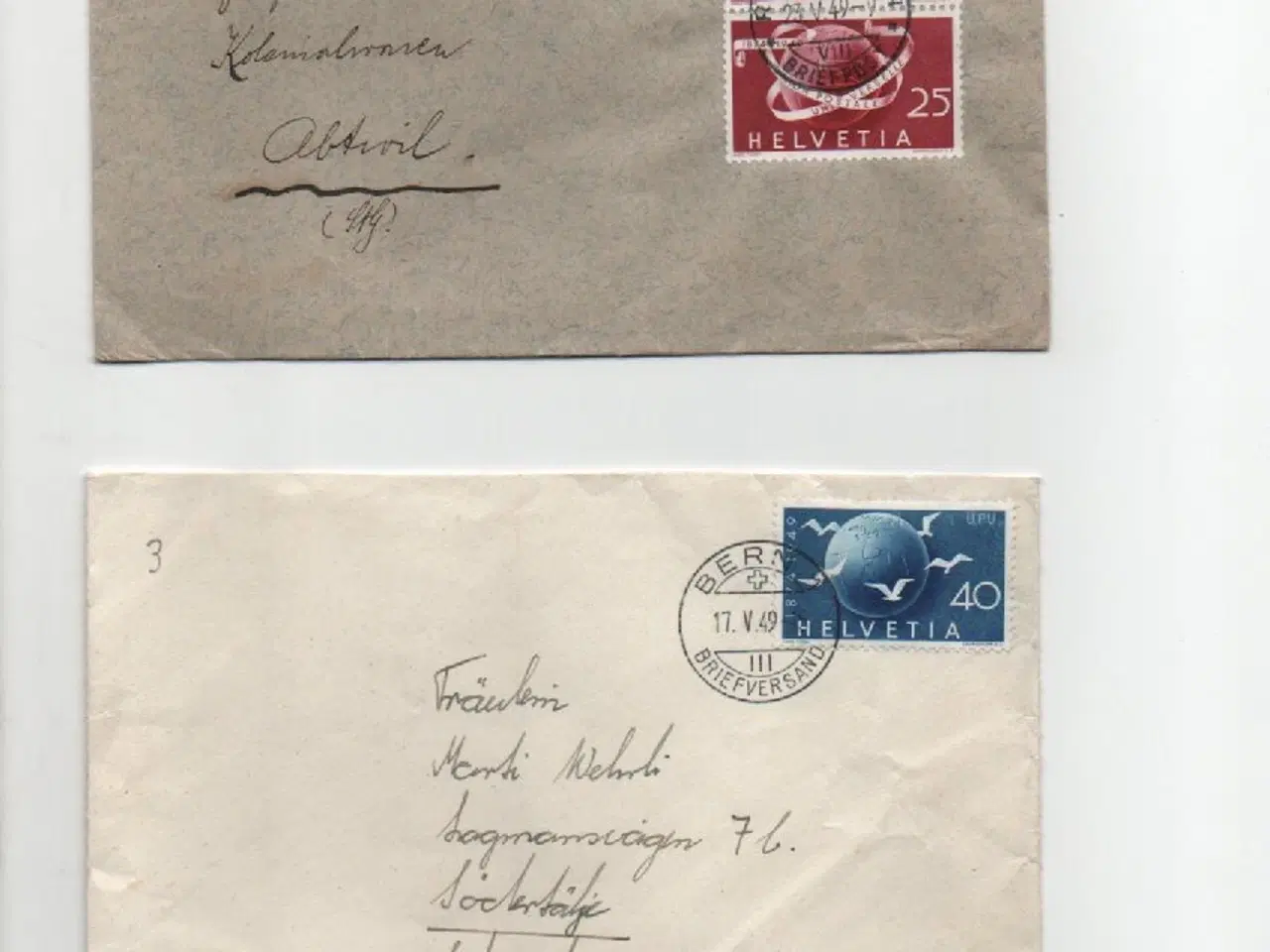 Billede 10 - Helvetia-Schweiz lot med konvolutter