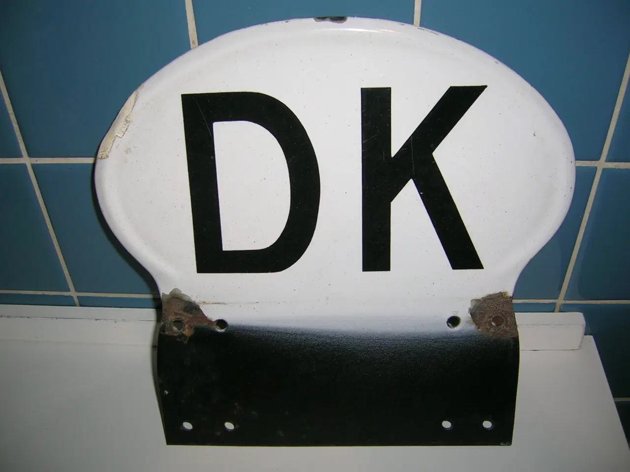 Billede 1 - DK Emaljeskilt Veteran / Vintage