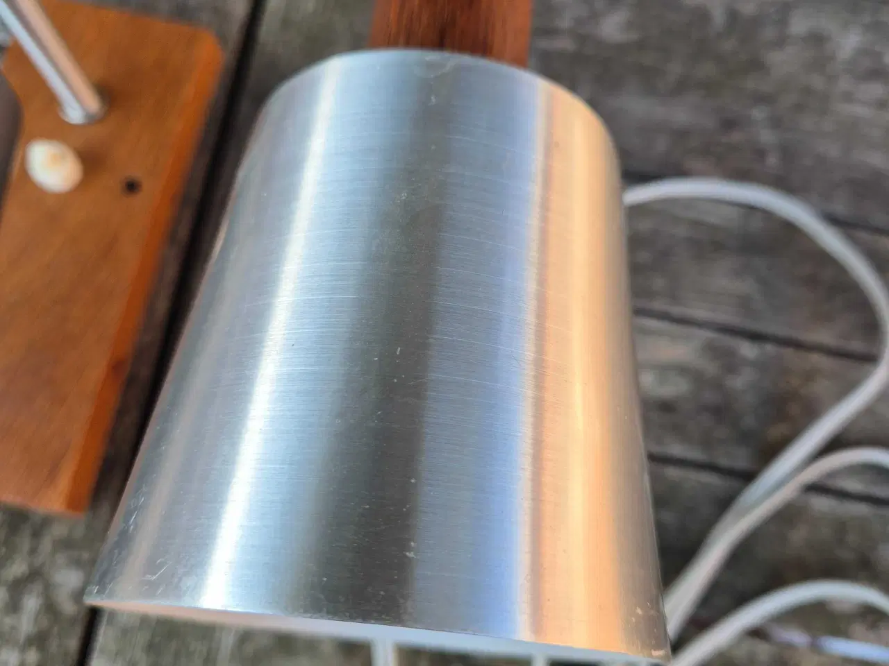 Billede 6 - Elegante væglamper I teak og alu 