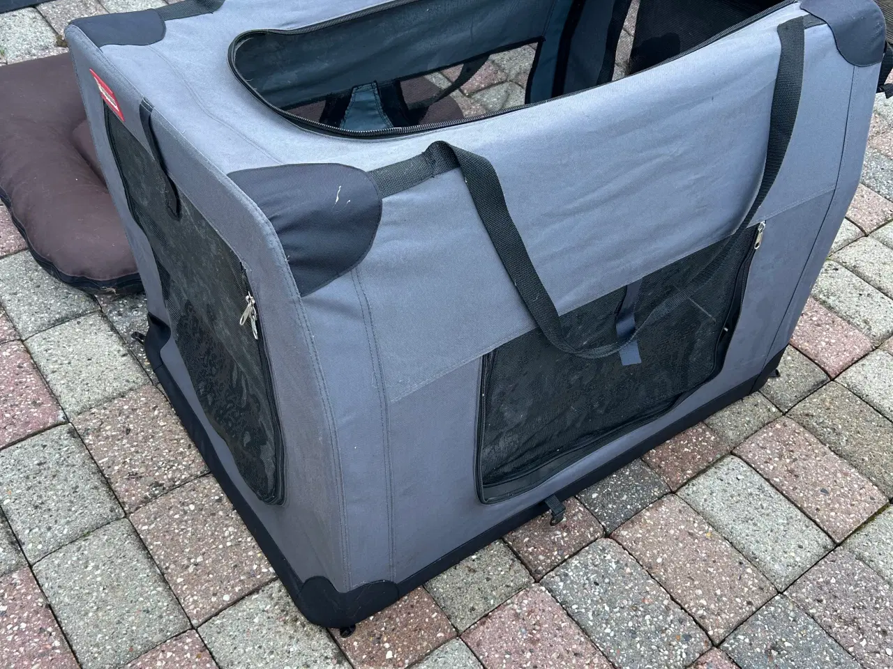 Billede 2 - Hunde eller katte stofbur sammenklappelig