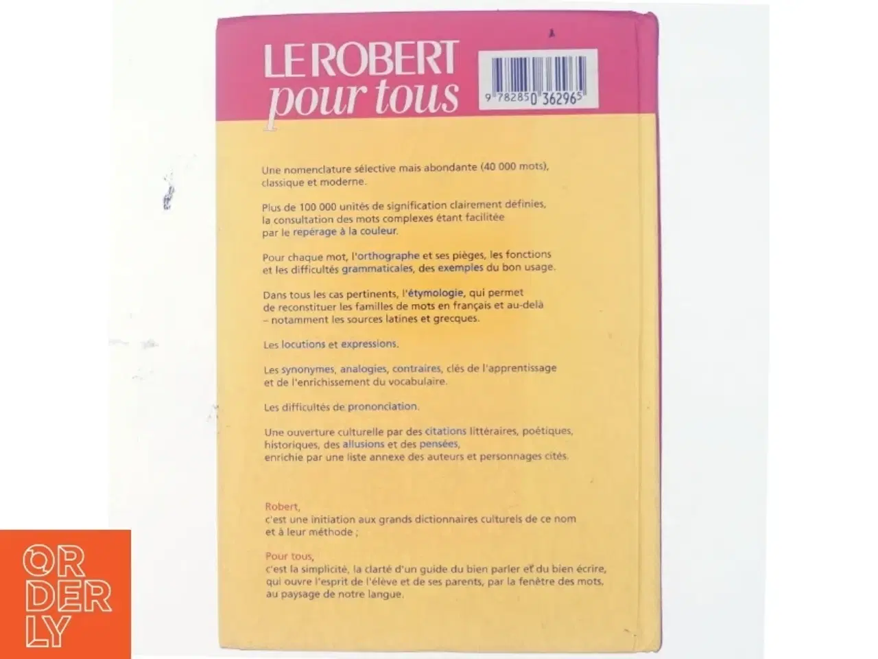 Billede 3 - Le petit Robert dictionnaire universel des noms propres : alphabétique et analogique (Bog)