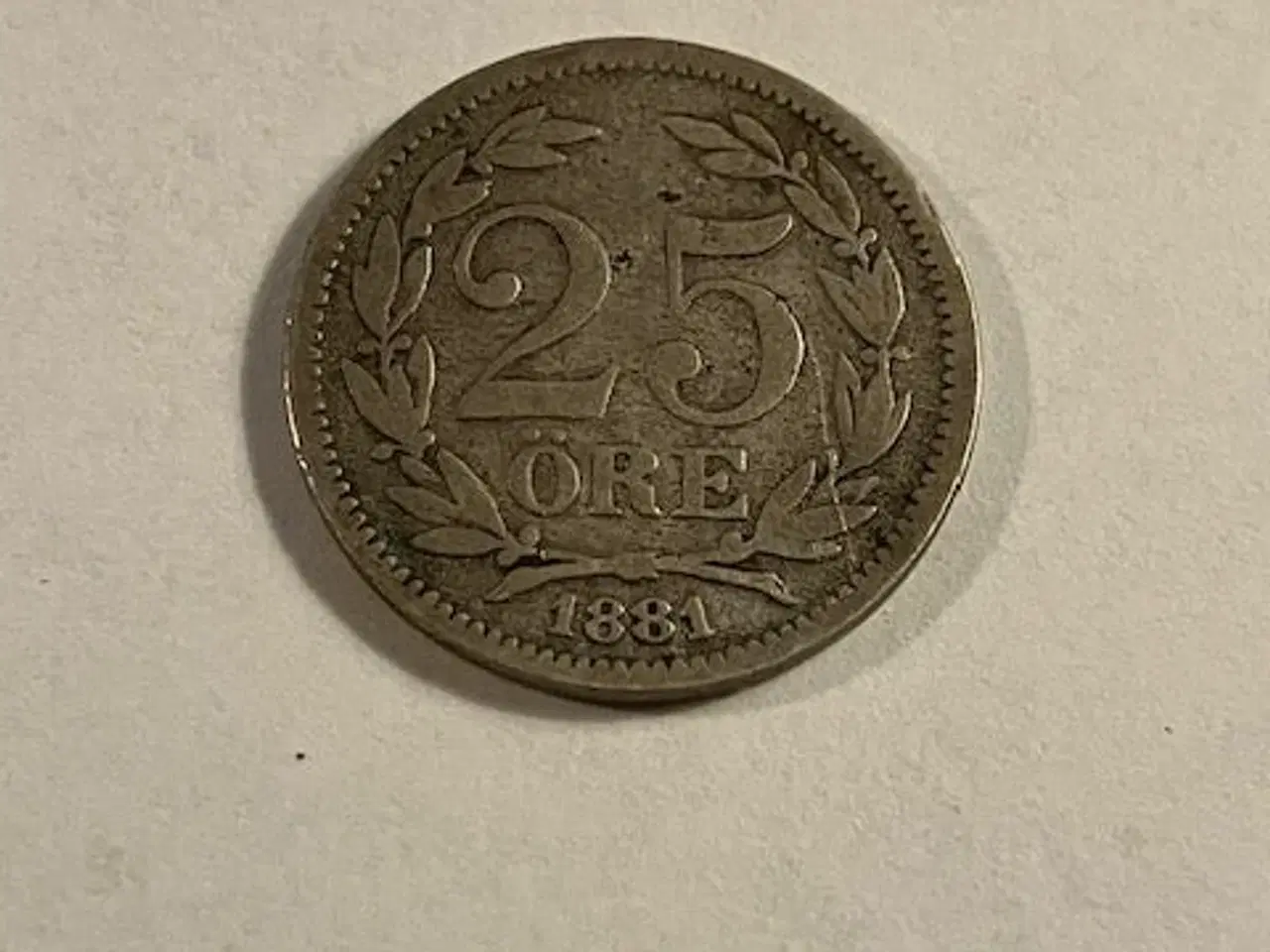Billede 1 - 25 øre 1881 Sweden