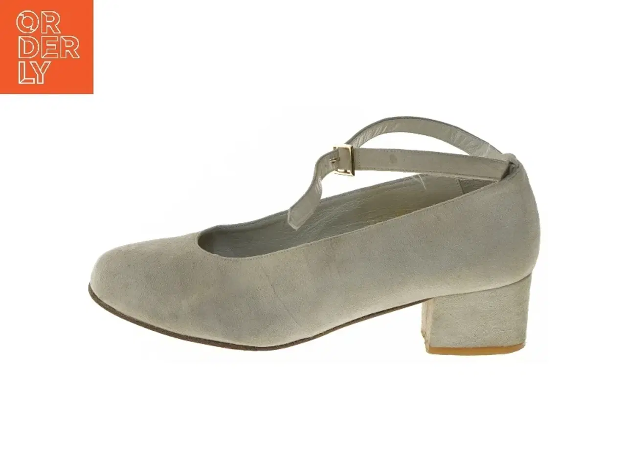 Billede 1 - Grå damesko med rem fra ONO (str. 38,5 )
