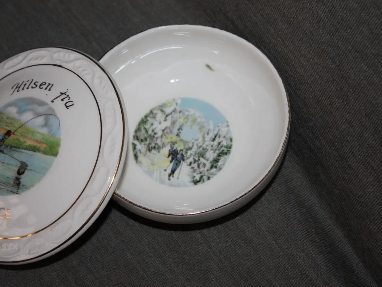 Billede 3 - Hilsen fra Norge Figgjo Flint smykkeskrin