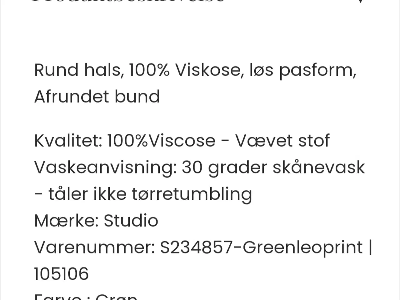 Billede 7 - Viskose kjole fra studio