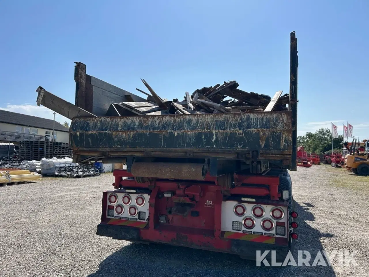 Billede 5 - Lastbil med wirehejs og kran Mercedes Arocs 8x4