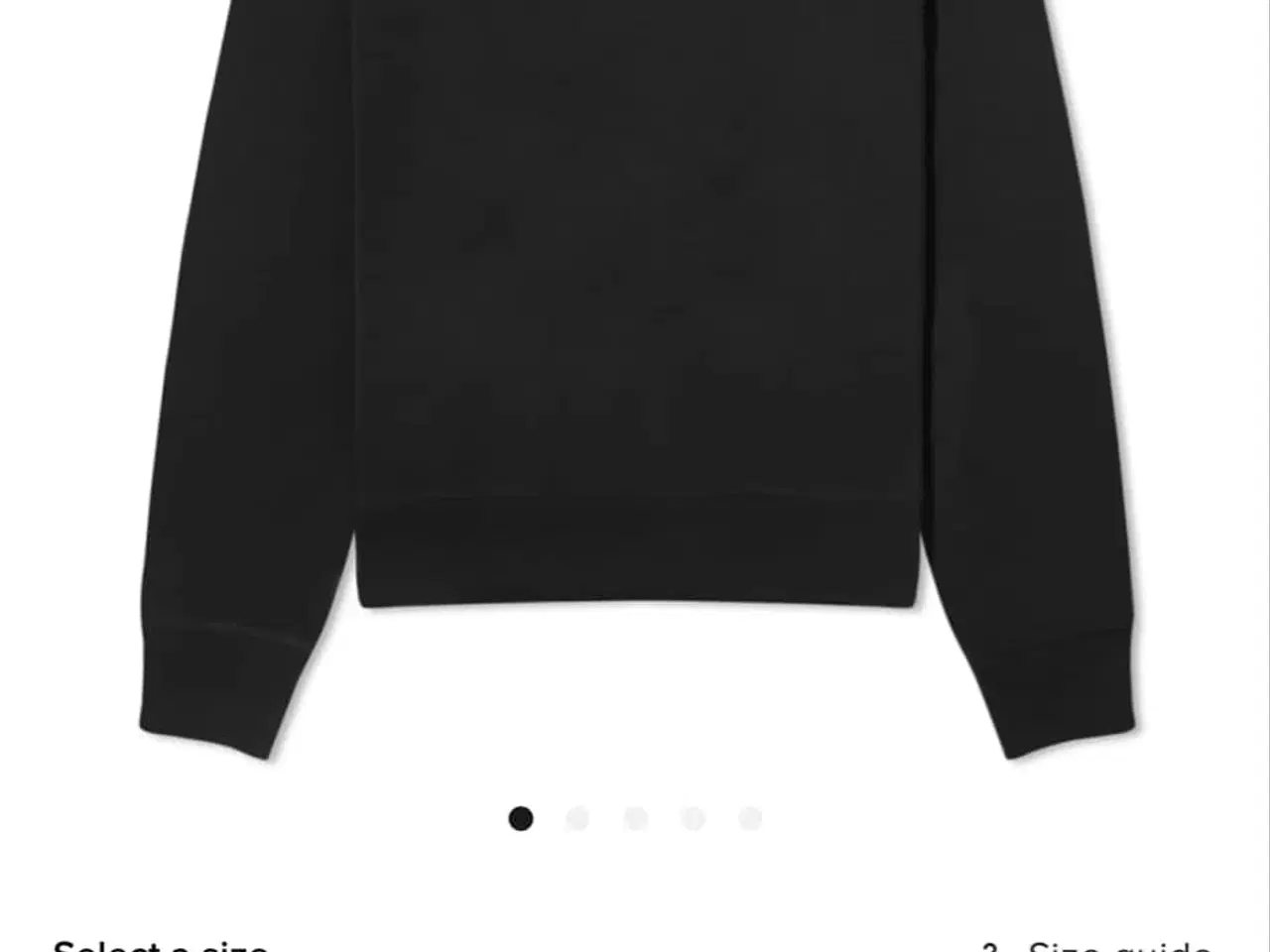 Billede 1 - Acne Studios Men - Sort Sweatshirt