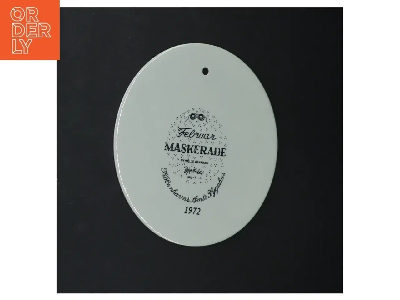 Billede 2 - Dekorativ vægplakette fra Nymlle (str. Ø 15,5 cm)