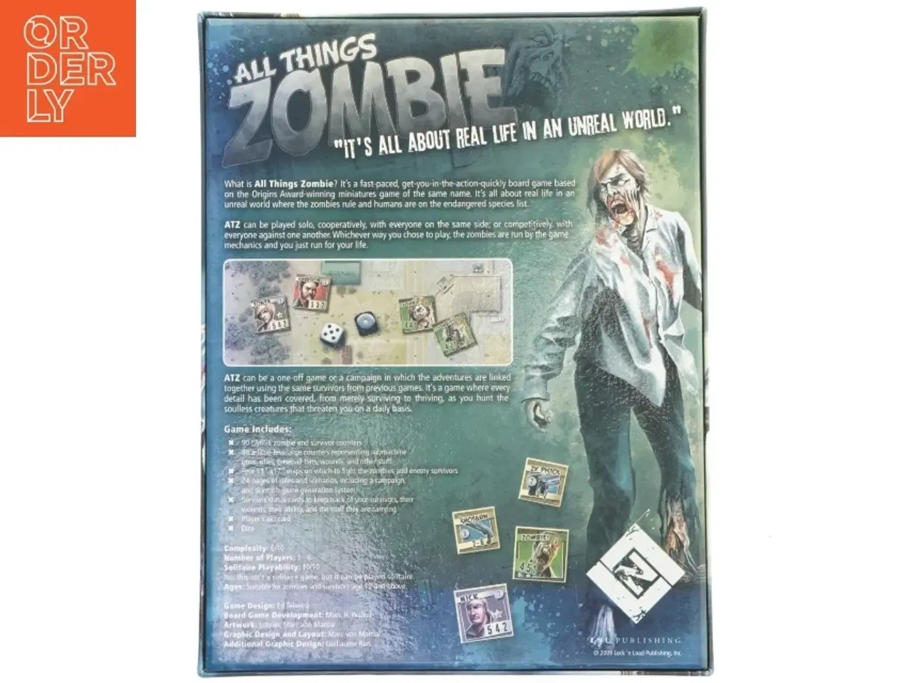Billede 3 - Brætspil &#39;All Things Zombie&#39; (str. 30x23 cm)