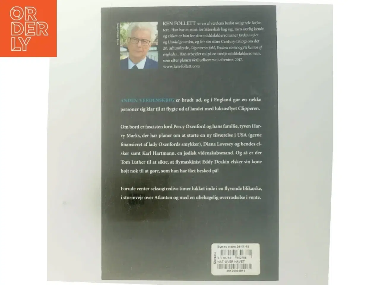 Billede 3 - Nat over havet af Ken Follett (Bog)