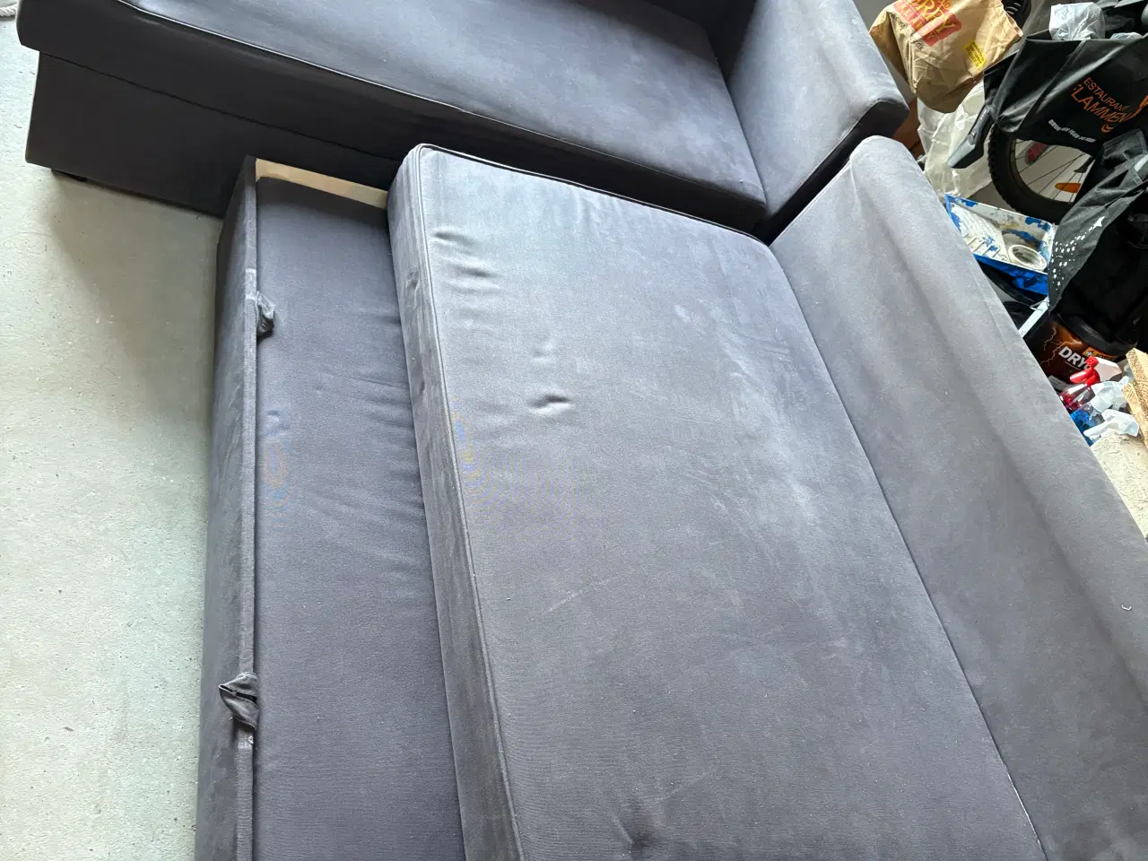 Billede 2 - Sofasofa - grå - fin stand - BILLIG