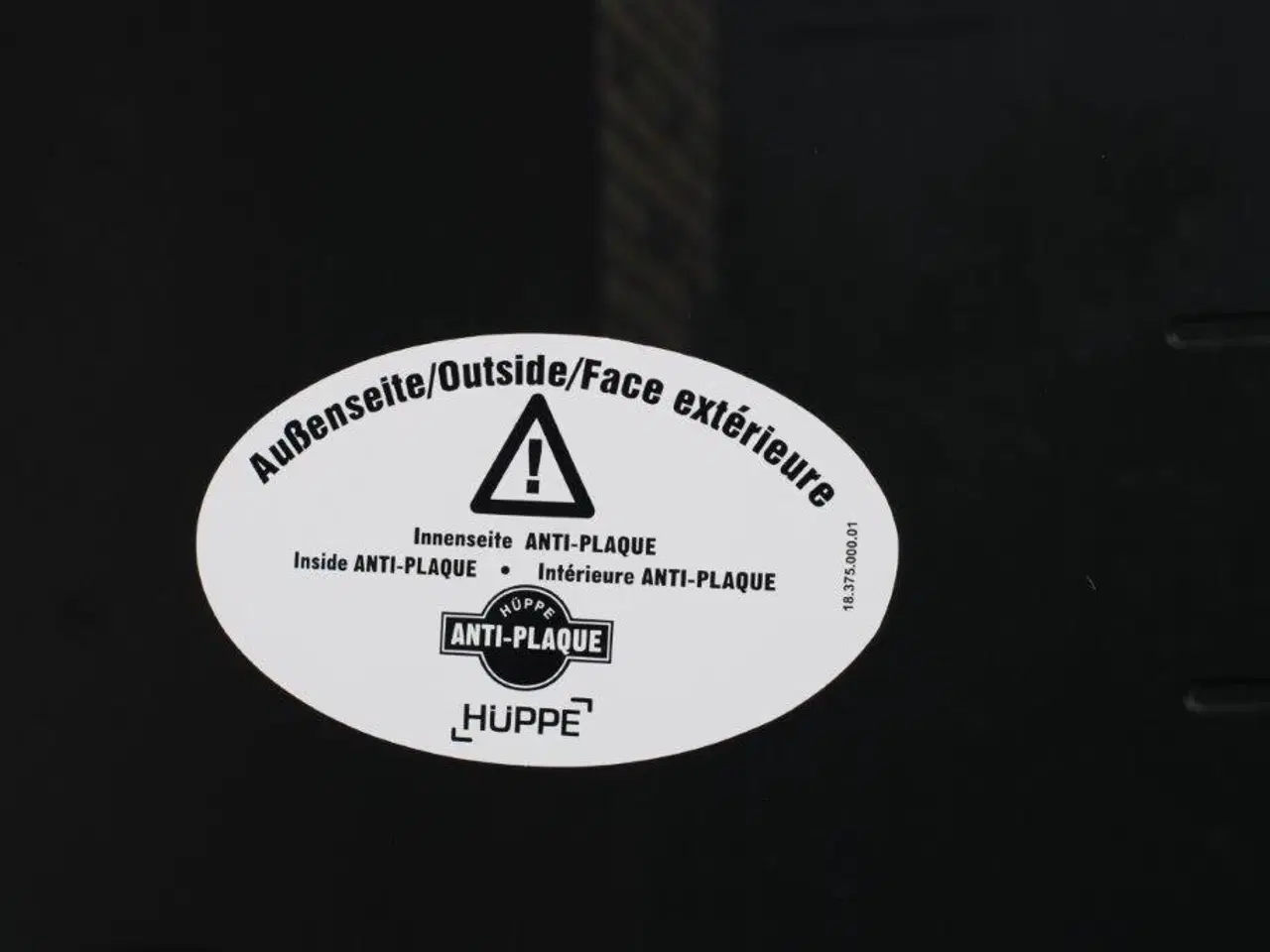 Billede 2 - Hüppe brusehjørne, 2 svingdøre Anti-Plaque.  