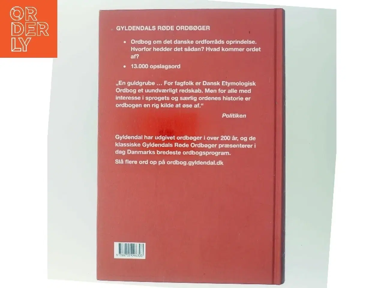 Billede 3 - Dansk etymologisk ordbog : ordenes historie af Niels Åge Nielsen (f. 1913) (Bog)