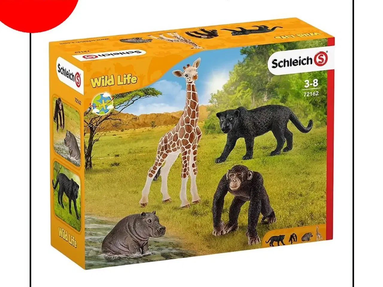 Billede 1 - Schleich 72162 Wild Life 4pack Animals (2021)