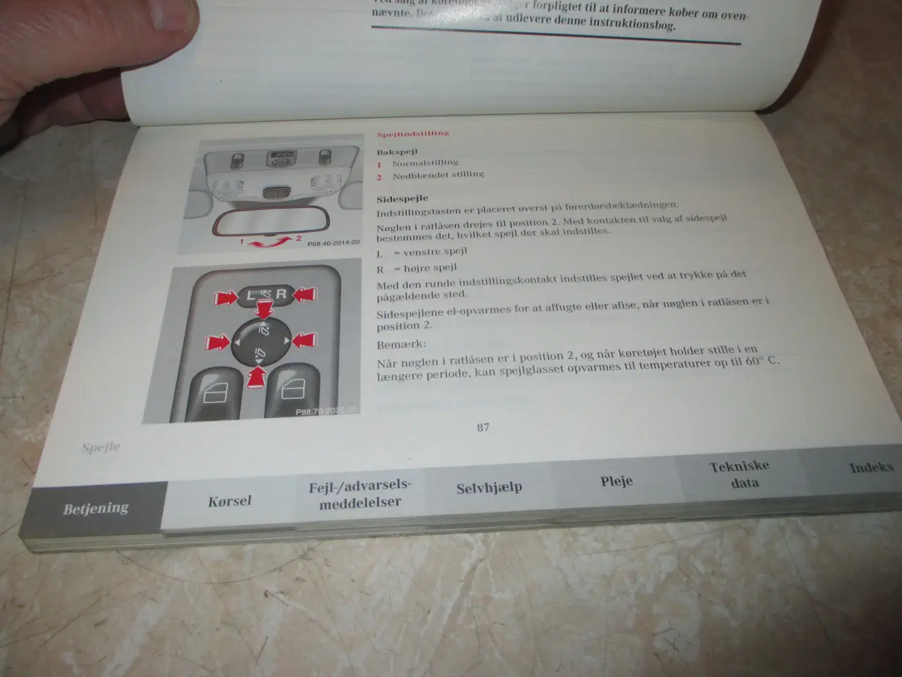Billede 3 - Instruktionsbog   Mercedes  V -Klassen