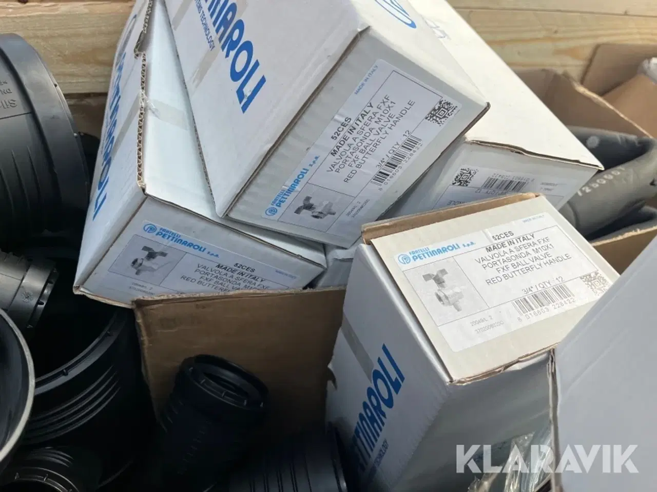 Billede 4 - Blandet vvs kit - ventiler, rør og øvrigt