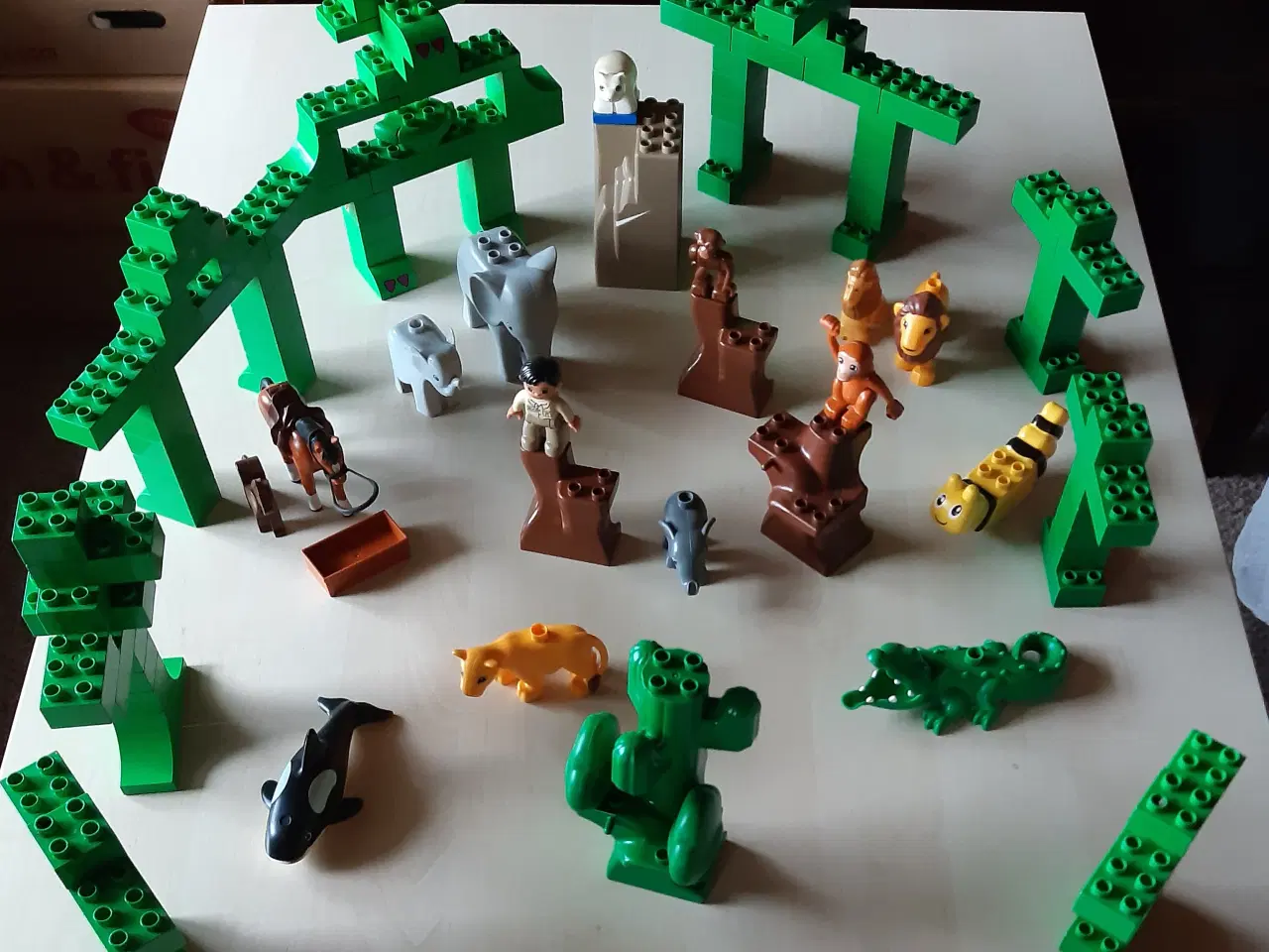 Billede 2 - ZOO med mange dyr og klodser 