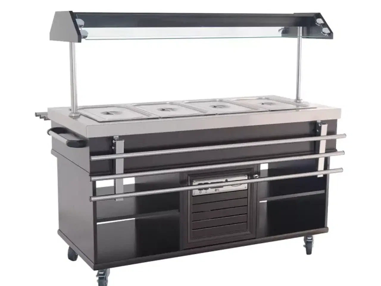 Billede 3 -  Kølebuffet GN 4/1 Mahogni – Statisk Køl & LED