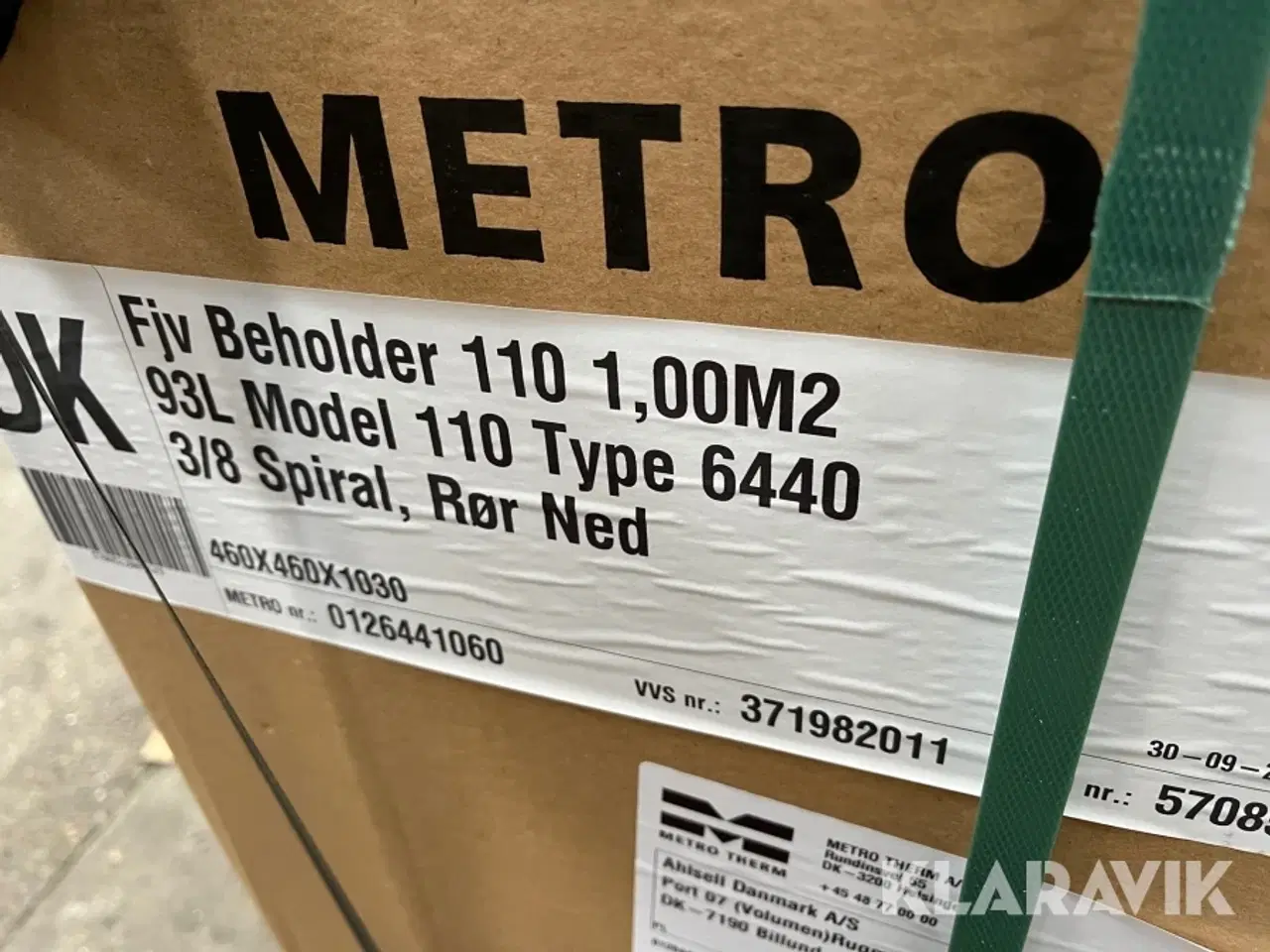 Billede 5 - Varmtvandsbeholdere Metro Therm Model 110 Type 6440 4 styk