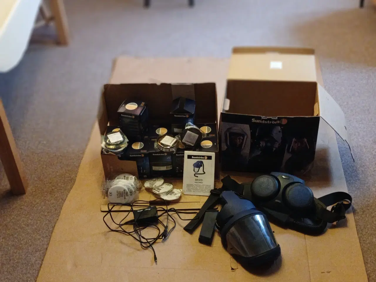 Billede 1 - Åndedrætsværn med visier og motor