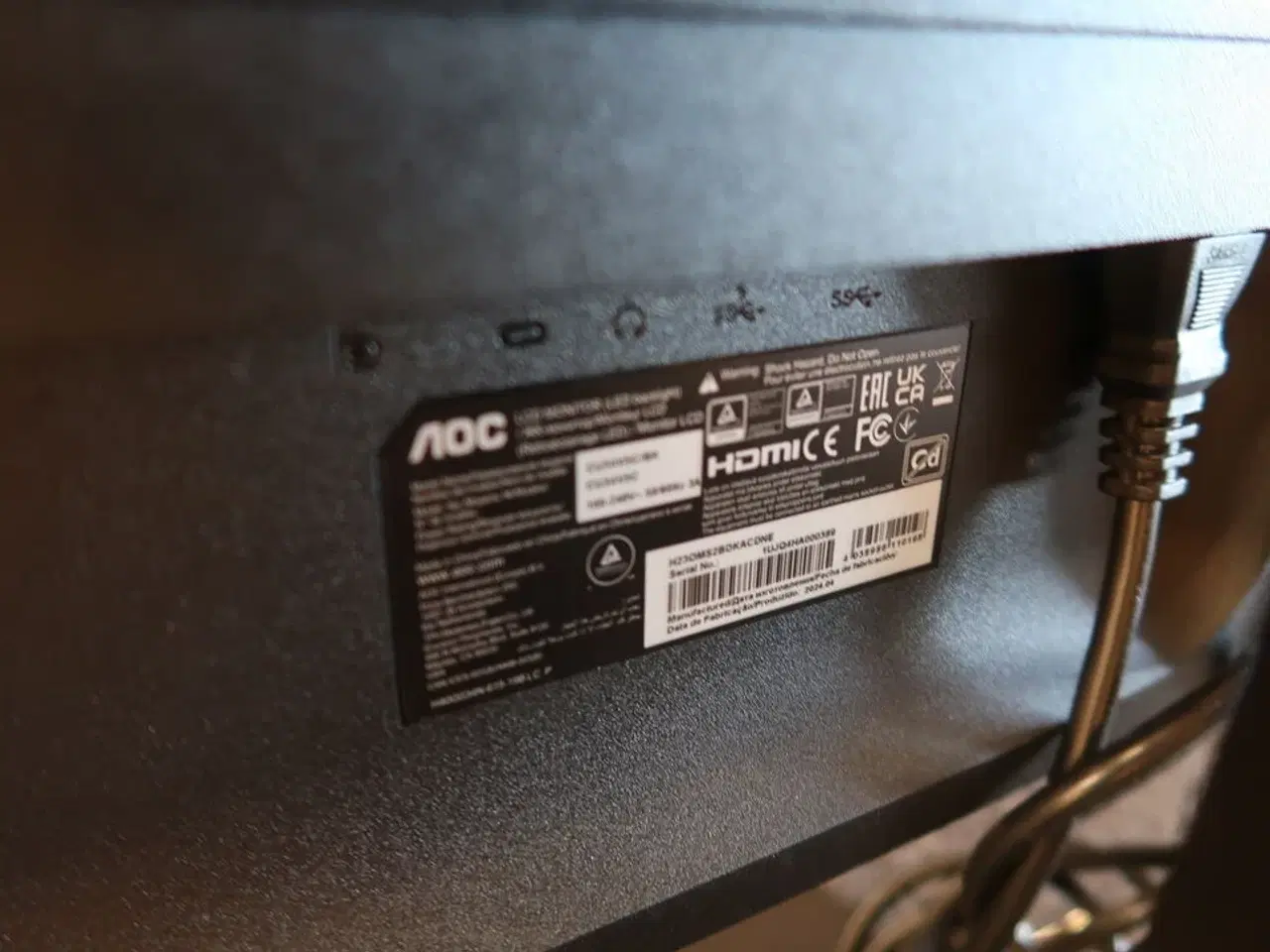 Billede 3 - Aoc CU34V5C 34" 3440 x 1440pixels VA 21:9 100Hz