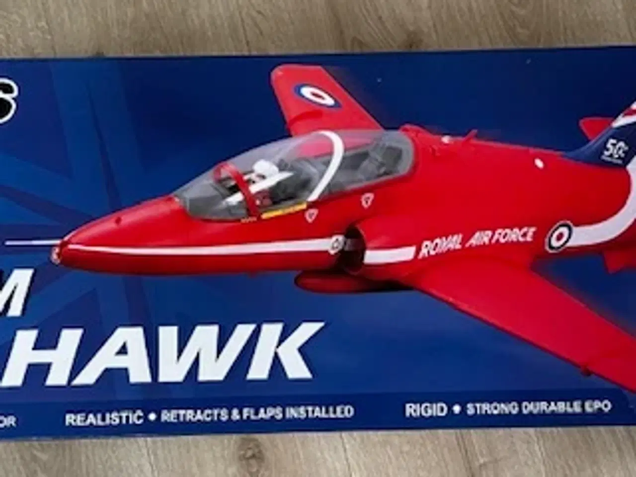 Billede 1 - FMS 80mm EDF BAE Hawk PNP fjernstyret fly