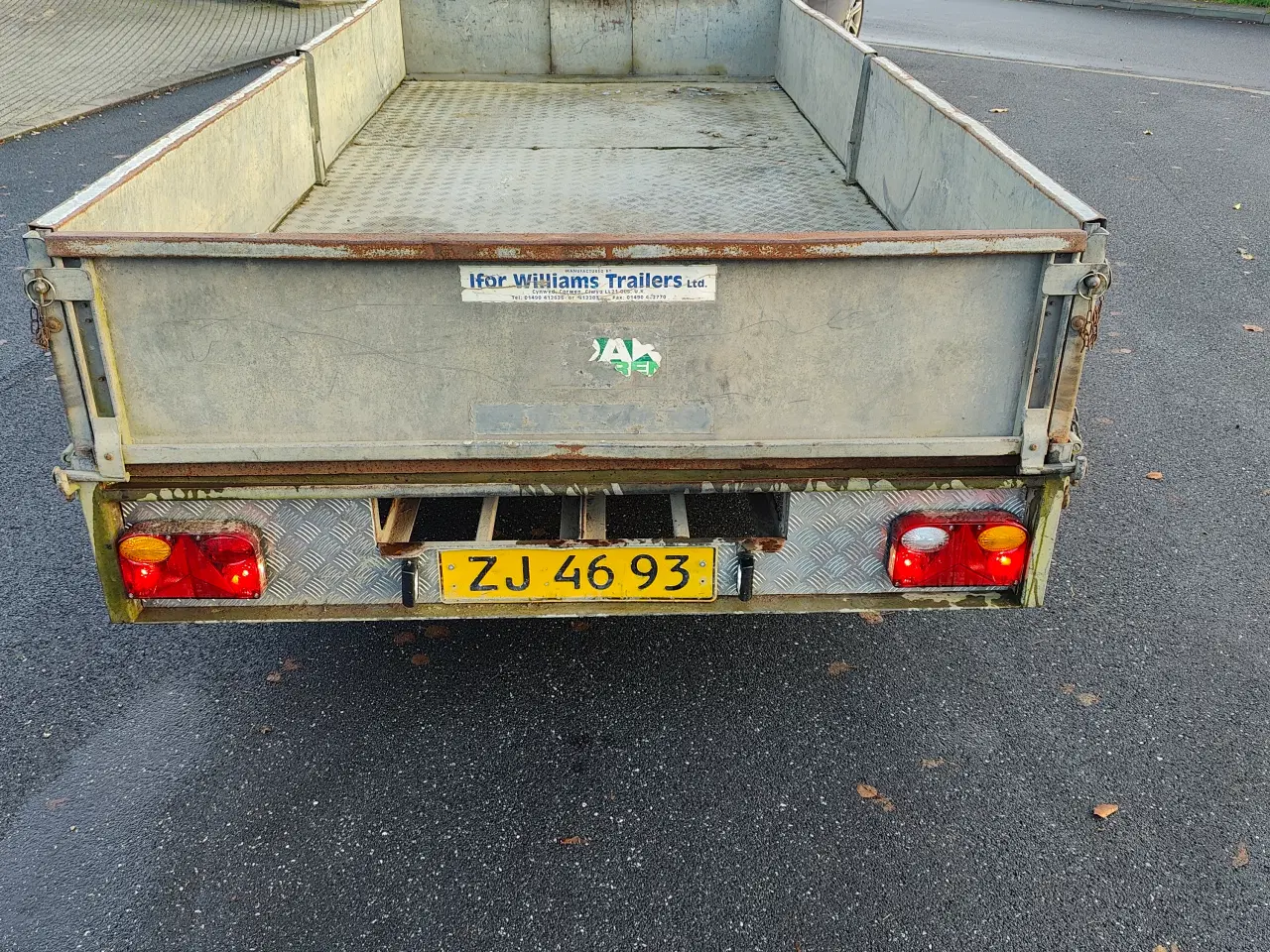 Billede 3 - Nyrenoveret Ifor Williams 2000kg ladtrailer