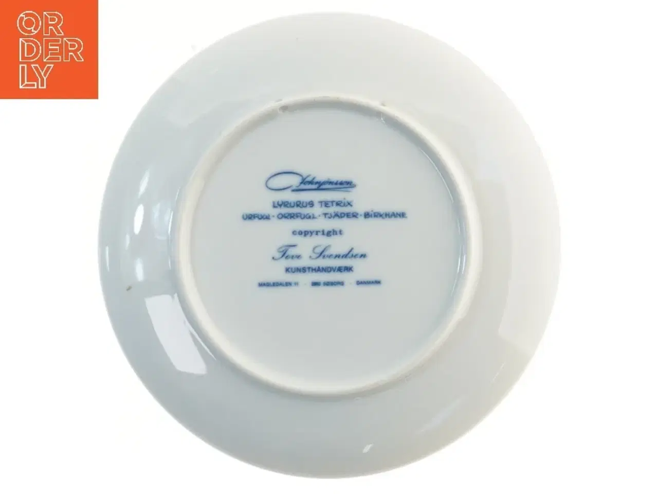 Billede 2 - Porcelænsplatte fra 1976 (str. Ø 19,5 cm)