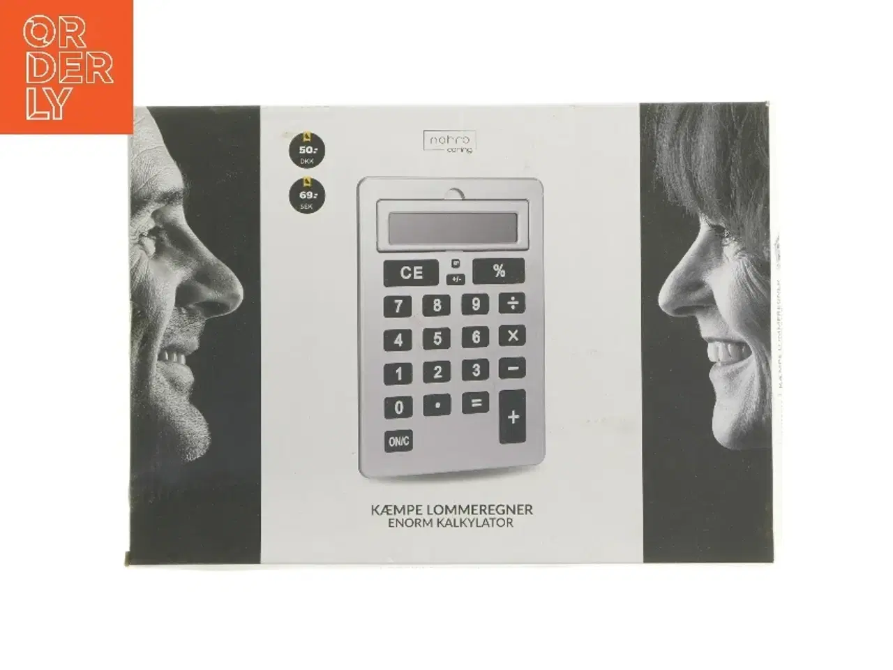 Billede 1 - Stor lommeregner fra Nohro (str. 30x21 cm)