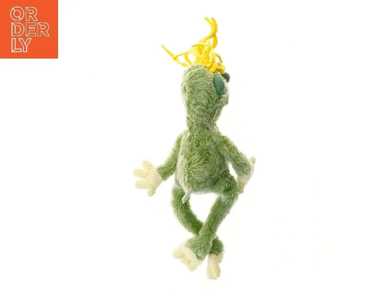 Billede 3 - Plysdukke med grønt pels fra Krea (str. 50 cm)